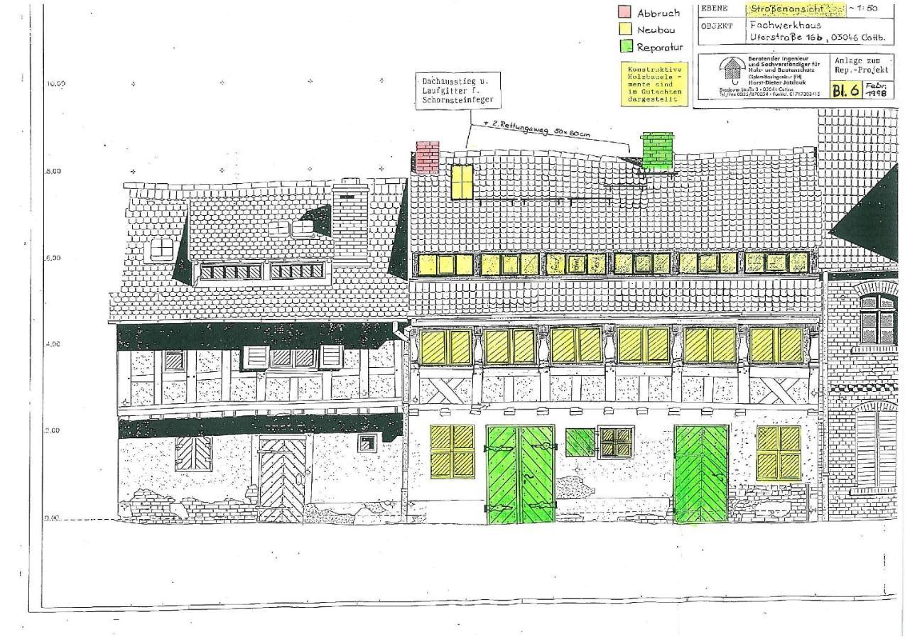 Ferienwohnung Gerberhaus Cottbus Exterior foto